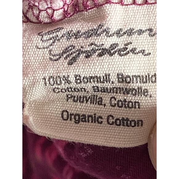 Gudrun Sjoden Shirt Women’s XXL Short Sleeve Floral Organic Cotton Lagenlook - Picture 7 of 12